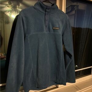 Columbia Teal Fleece Pullover